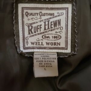 Ruff Hewn leather jacket